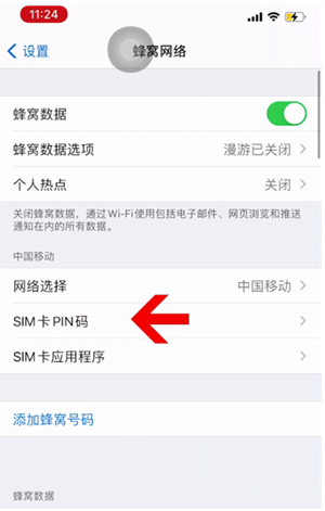 抚松苹果14维修网分享如何给iPhone14的SIM卡设置密码 