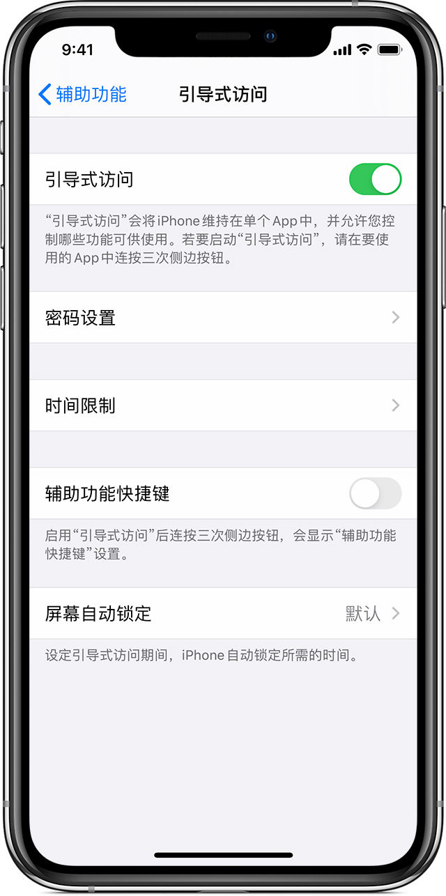 抚松苹果手机维修分享如何在 iPhone 上退出引导式访问 