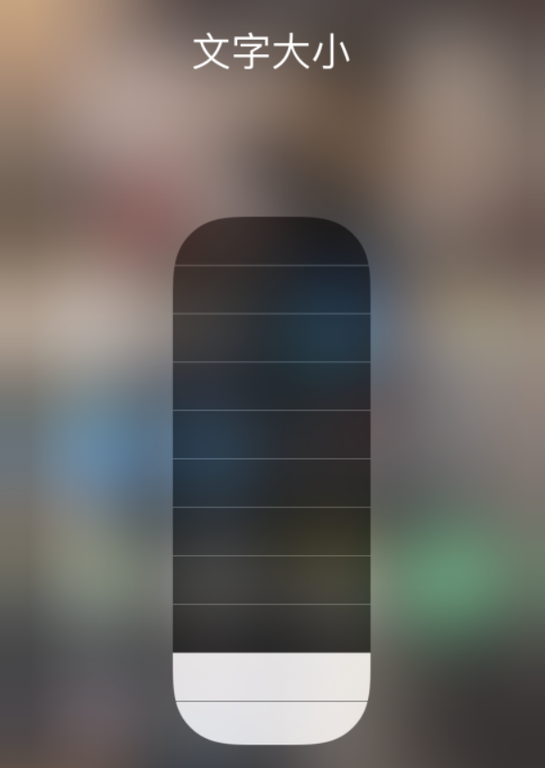 抚松苹果手机维修分享小技巧：在 iPhone 控制中心快速调节字体大小 